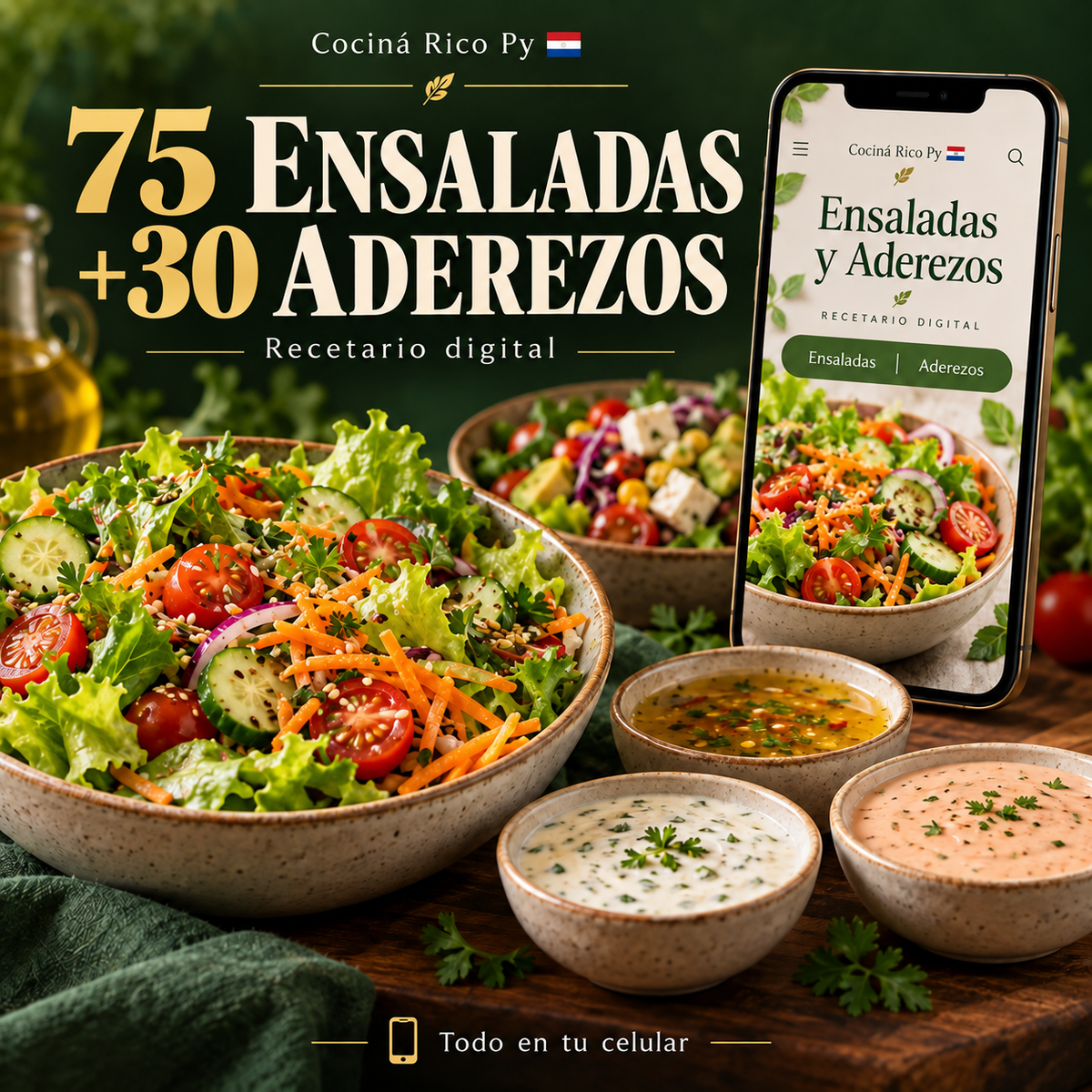 +100 ENSALADAS Y ADEREZOS